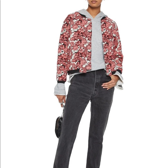 Sandro Evora floral-jacquard bomber jacket - Picture 2 of 12